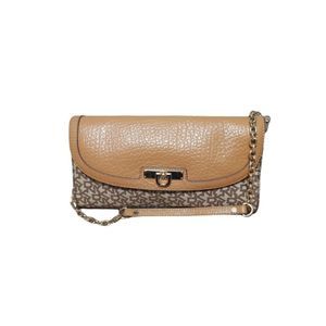 DKNY VINTAGE MONOGRAM SHOULDER BAG.